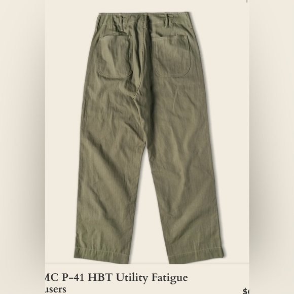 Bronson Mfg Co. Men's Army Utility Olive Green Pants size 32 new with tags - Picture 2 of 7